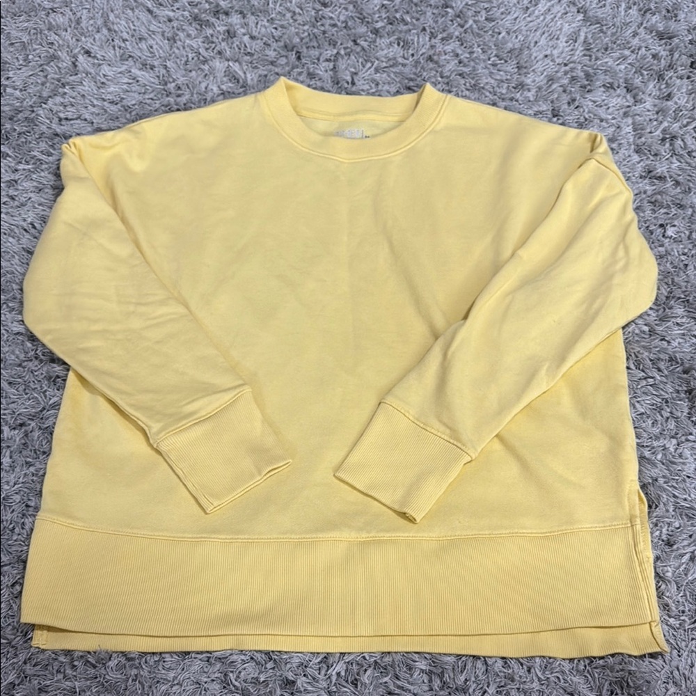 Yellow Crewneck Sweater- Time and Tru